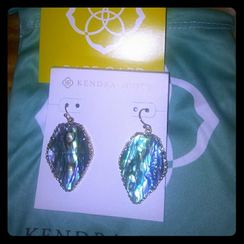 Corleys abalone gold tone